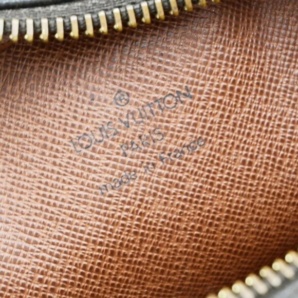 LOUIS VUITTON Danube Shoulder Bag Monogram Leather Brown France M45266 30ED775 - Picture 14 of 16